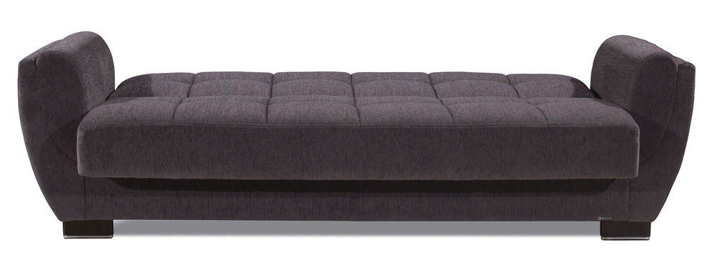 English Elm PrimeNest SkyHaven Upholstered Convertible Sofabed with Storage, Chenille Comfort, Quick Click Bed Transformation Dark Gray B030P286512