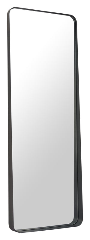 Zuo Modern Riga Mirror - Stylish Floor Mirror With Sleek Steel Frame For Modern Home Decor Elegance And Utility Black Steel,Mdf,Glass 110316-zuo-modern