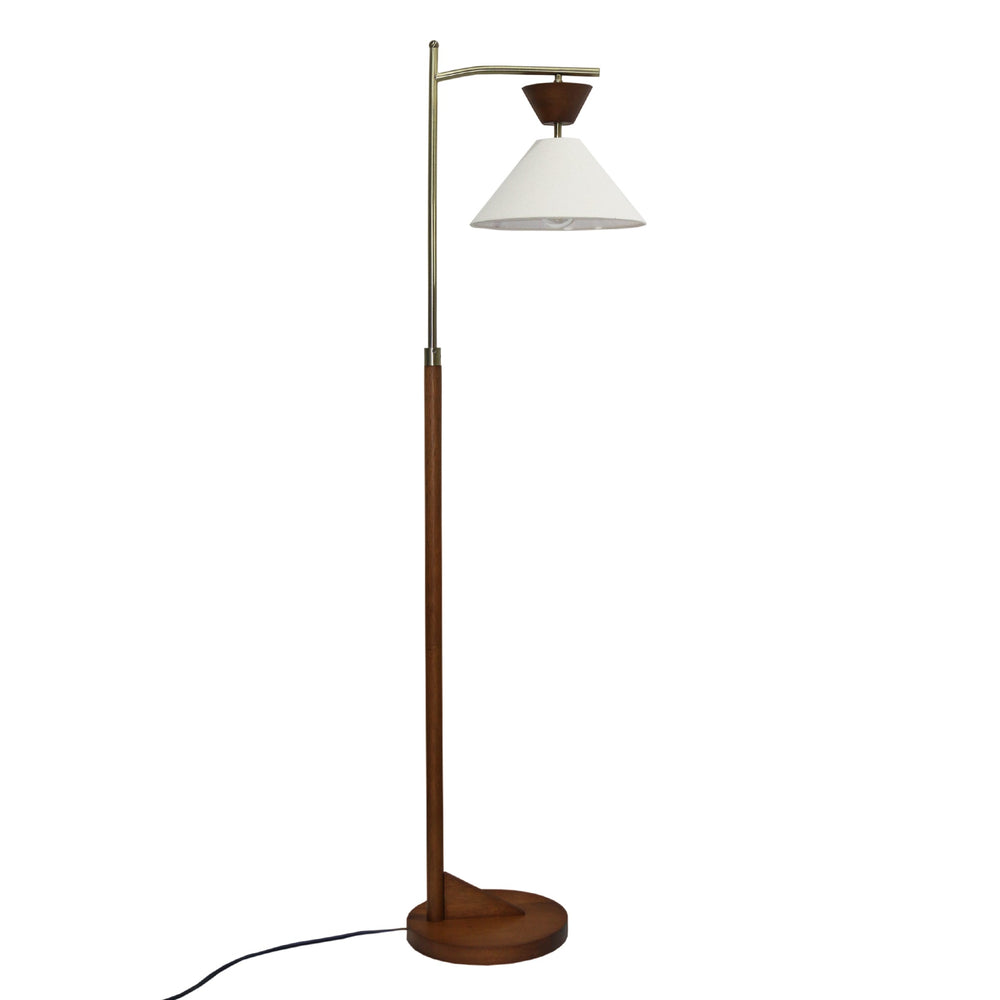 English Elm Ashcroft Furniture - Contemporary Floor Lamp Zensa - Stylish Brown Light For Cozy Living Room, Bedroom & Office Decor B183P315130