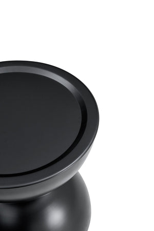 English Elm BLACK Marble-Look Round Coffee Tables with Hidden Cat Bed, Steel Base, Dual-Function Chic Set W370P170342