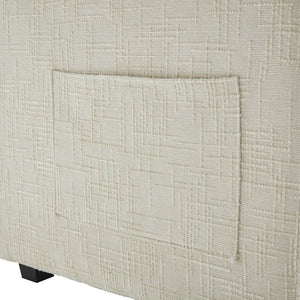 English Elm United Cozy Two-Seat Chenille Sofa With Detachable Armrests, Footstools, And Side Pockets For Comfort P2 W1568S00137-GIGA