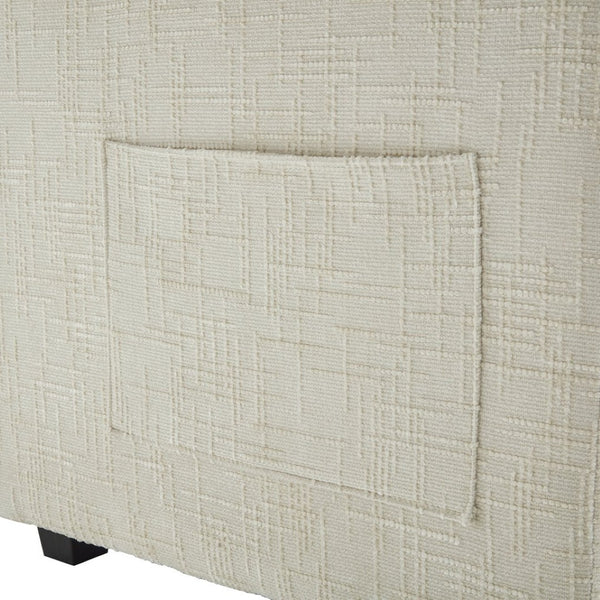 English Elm United Cozy Two-Seat Chenille Sofa With Detachable Armrests, Footstools, And Side Pockets For Comfort P2 W1568S00137-GIGA