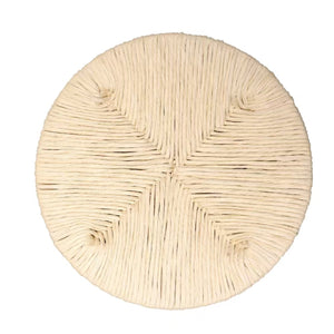 English Elm Counter Stools Set Of 2 - Chic Handwoven Paper Rope Bar Stools For Modern Boho Kitchen & Dining Spaces W1757P271584