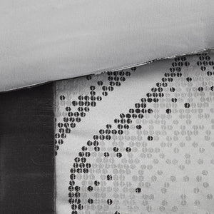 JLA Home Madison Park - 6 Jacquard Comforter Set with Ogee & Stripe Design, Hypoallergenic Fill, Decorative Throw Pillows, Machine Washable 90 L x 90 W x 1.5H MP10-8433