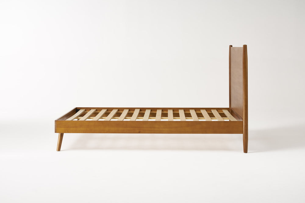 English Elm Christopher Knight Home® - Cohron Solid Wood Platform Bed - Mid-Century Design, No Box Spring Needed, Sustainable Acacia Wood 67062.00-F-H_67062.00-F-P