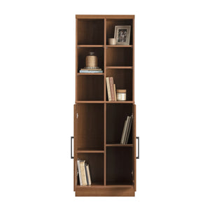English Elm Storage Cabinet with Adjustable Shelves and Levelers for Compact Bathrooms, Kitchens, Laundry Rooms Brown B356P354416