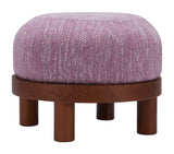 Gome Ottoman Wisteria Purple 110185 Zuo Modern