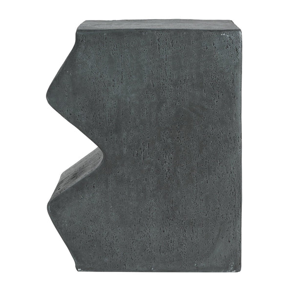 English Elm Christopher Knight Home® - MGO Rectangular Side Table Set of 2 – Durable MGO Outdoor Indoor Accent Stools, Weather-Resistant Patio Nesting End Tables Stone Gray N770P341384S