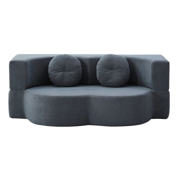 English Elm 2-In-1 Convertible Modular Sofa Bed - Memory Foam Comfort, No Assembly, Space-Saving Design For Any Room P1 W3653P355637-GIGA