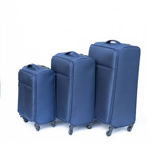 English Elm Oxford Cloth Softside Spinner Suitcase Waterproof Fabric Shell with Ergonomic Handle W2710P242519