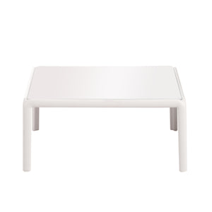 English Elm Christopher Knight Home® - 3 Piece Patio Conversation Set with Deep Seating Loveseat and Square Glass Coffee Table, Waterproof Cushions, Modern Outdoor Patio Furniture for Porch and Balcony (Seats 2, Heavy-Duty 400lb Capacity) White+gray N780P199459W