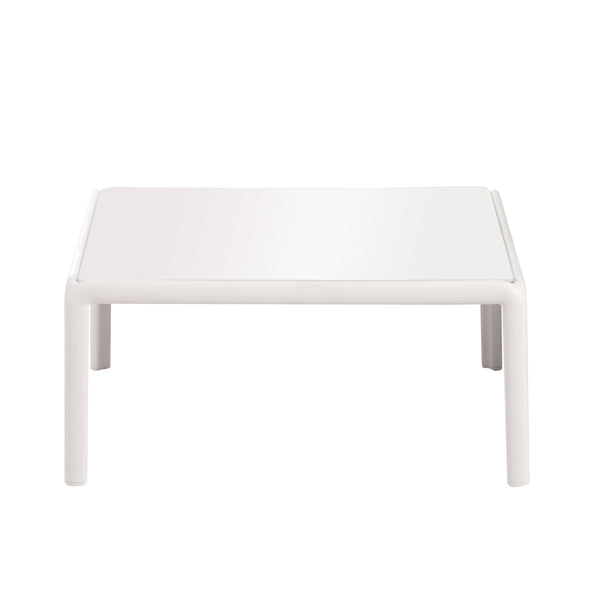 English Elm Christopher Knight Home® - 3 Piece Patio Conversation Set with Deep Seating Loveseat and Square Glass Coffee Table, Waterproof Cushions, Modern Outdoor Patio Furniture for Porch and Balcony (Seats 2, Heavy-Duty 400lb Capacity) White+gray N780P199459W