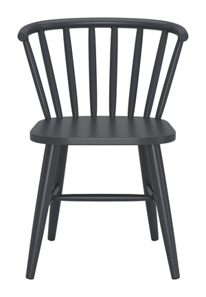 Zuo Modern Shio Dining Chair - Modern Powder Coated Aluminum Frame For Stylish Indoor & Outdoor Dining Spaces Black Aluminum 704083-zuo-modern