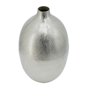 English Elm Pansy Tall Sculptural Aluminum Vase with Gold Metallic Finish for Console or Mantel B056P416844