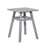 Acacia Outdoor Chevron Side Table Grey Wash OW18VINSTGW Walker Edison