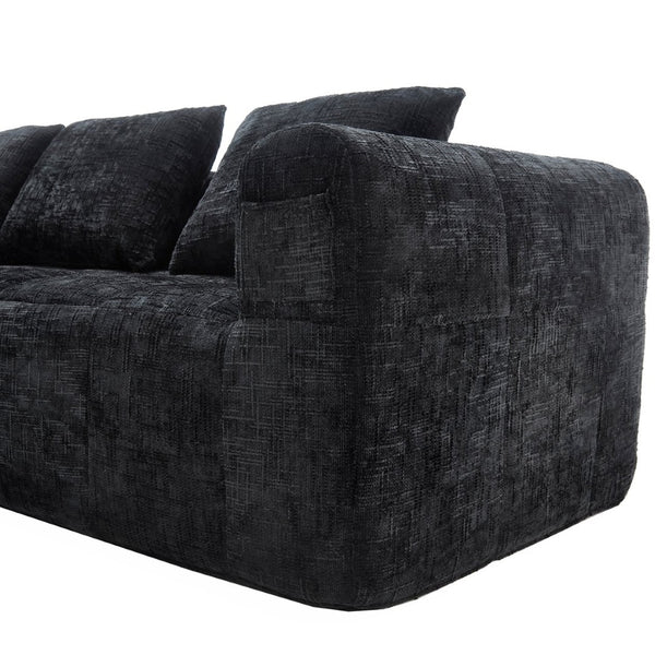 English Elm United We Win 98.42-Inch Modern Modular L-Shaped Sectional Sofa With Chaise & Convenient Side Pockets W1568S00144-GIGA