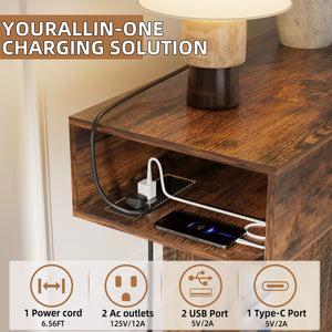 English Elm 63-Inch Farmhouse Console Table — 63" Long Sturdy Engineered MDF Entryway Sofa Hallway Display Surface Reddish Brown W1550P317447