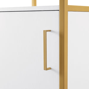 OSP Home Furnishings Modern Life Utility Table White