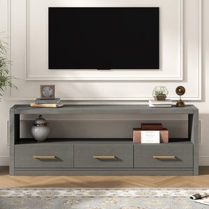 English Elm Christopher Knight Home® - Mirod Stylish Tv Stand: Classic Minimalist Console With 3 Storage Drawers, Perfect For Any Space N760P251944E