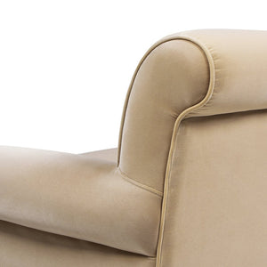 English Elm Jennifer Taylor Home - Alana 88" Lawson Two-Cushion Tightback Sofa in French Performance Velvet with Removable Zippered Covers Brown B2719P238318