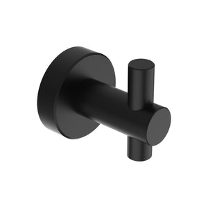English Elm Round Base Wall Hooks - Matte Black Metal, 4 Pack, Ideal For Entryways, Bathrooms & Bedrooms T3177P280079-GIGA