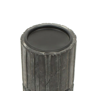 English Elm Decorative Wood Centerpiece Candle Holder – Artisan Carved Accent For Home Décor & Special Events B346P336813