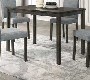 English Elm Contemporary Dark Wood Rectangular Dining Table 27.6x43.3x29.7" Minimalist Design, Easy Assembly, Sleek Finish B011P375968