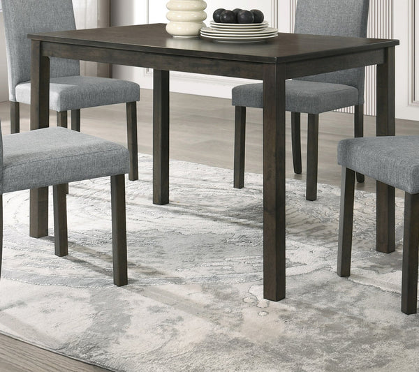 English Elm Contemporary Dark Wood Rectangular Dining Table 27.6x43.3x29.7" Minimalist Design, Easy Assembly, Sleek Finish B011P375968