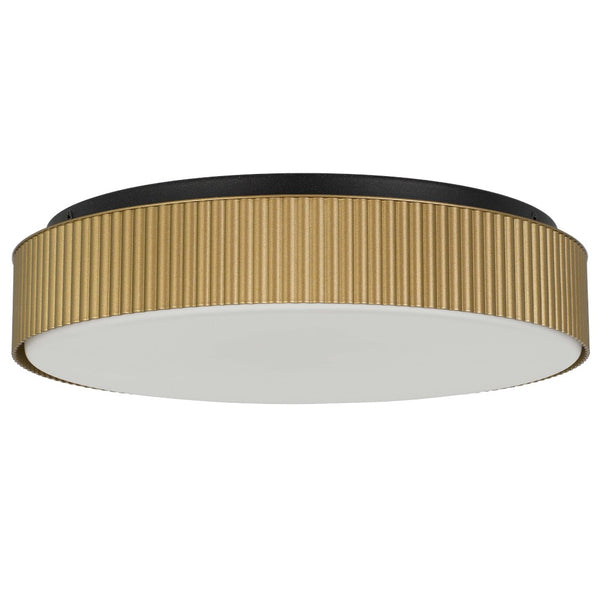English Elm 13 Inch Matte Led Flush Mount Dimmable Ceiling Light for Bedroom Hall or Kitchen Antique Brass B370P421876