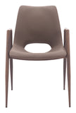 Desi Dining Chair - Set of 2 Brown & Walnut 109730 Zuo Modern