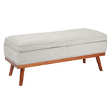 OSP Home Furnishings Katheryn Storage Bench Fog