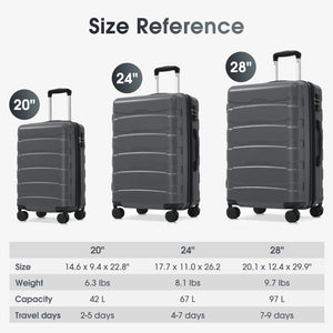 English Elm 28 Inch Abs Hardshell Checked Suitcase with Spinner Wheels Tsa Lock Expandable N730P354687D