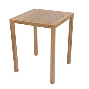 English Elm Christopher Knight Home® - Outdoor Acacia Wood Bar Table with Slatted Top and Tapered Legs, Weather-Resistant Hardwood Design Light Brown 43 L x 35.5 W x 7 H N776P285371L