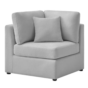English Elm Chauncy Modular Three Piece Chofa with Storage Ottoman for Cozy Living Spaces B050S00036