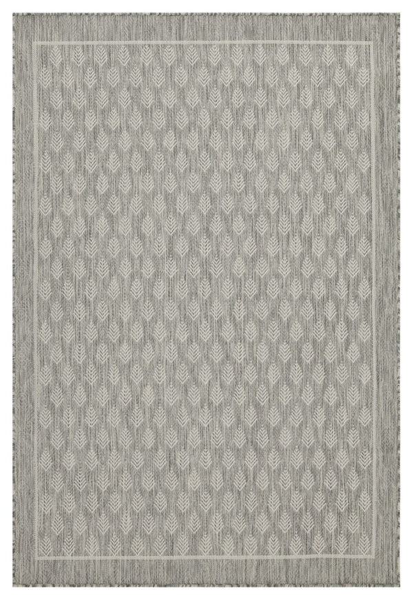 English Elm Sunshine Silver 7'10" X 10'3" Versatile Indoor/Outdoor Area Rug - Durable, Stylish & Easy To Clean! B186P198877-GIGA