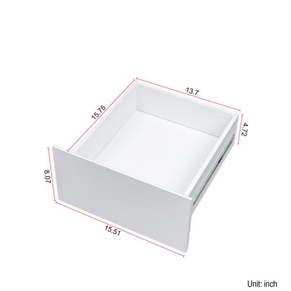 English Elm Kitchen Large Pantry Cabinet with Doors, Shelves & Drawers — Modern Minimalist Storage Solution, 15.75"D x 23.62"W x 70.87"H W331P295446