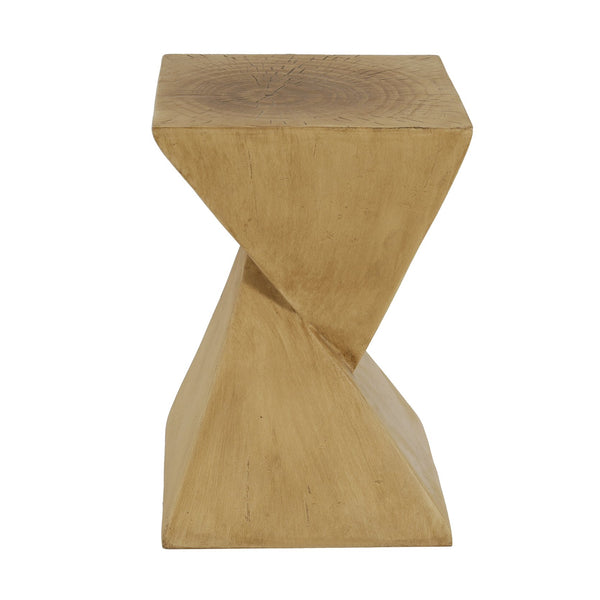 English Elm Christopher Knight Home® - TESS Modern Side Table with Sculptural Hourglass Design, Hand-Finished Accent for Indoor/Patio Spaces Light Natural N770P341402L