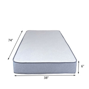 English Elm Stratus Twin Gel Memory Foam Mattress Cooling Hypoallergenic Medium Firm Support B062P469775