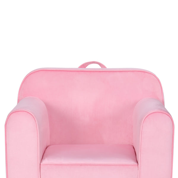 English Elm Kids Cozy Pink Toddler Sofa - Stylish, Durable, Ergonomic Couch For Playrooms & Nurseries, Easy Clean B205P293389