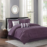 Hampton Transitional 7 Piece Jaquard Comforter Set