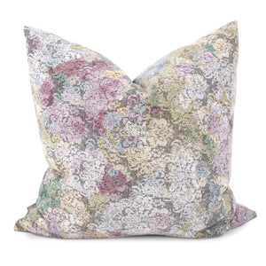 Howard Elliott 24 X 24 Pillow Claude - Elegant Abstract Floral Design In Soft Pastels For Any Living Space Decor Pink 100% Polyester 3-1100f-howard-elliott