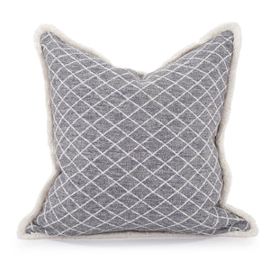 Howard Elliott 24 X 24 Pillow Claude - Elegant Abstract Floral Design In Soft Pastels For Any Living Space Decor Blue 100% Polyester 3-1134f-howard-elliott