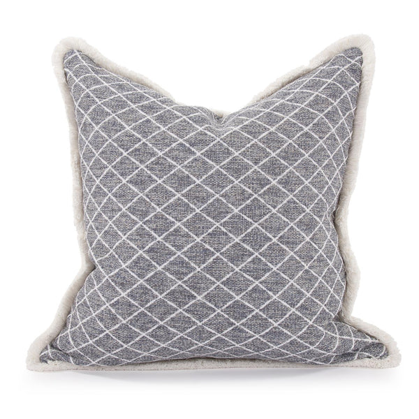 Howard Elliott 24 X 24 Pillow Claude - Elegant Abstract Floral Design In Soft Pastels For Any Living Space Decor Blue 100% Polyester 3-1134f-howard-elliott