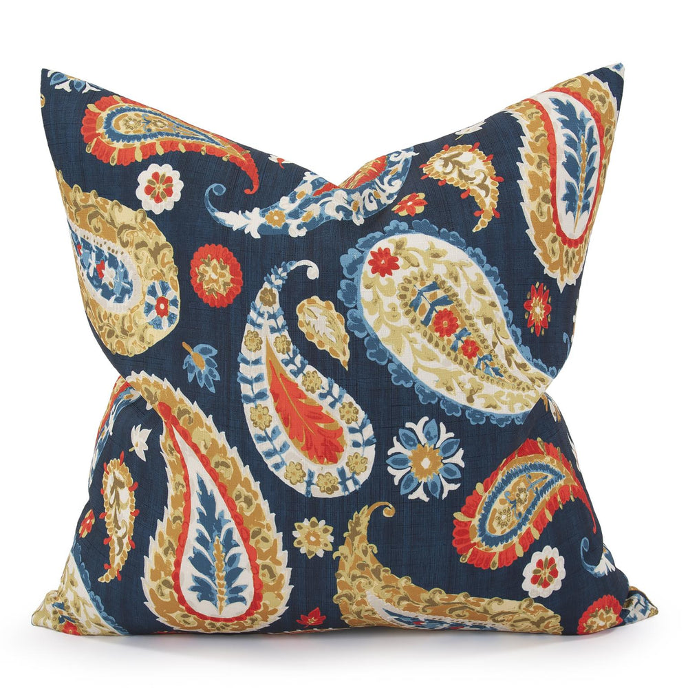 Howard Elliott 24 X 24 Pillow Claude - Elegant Abstract Floral Design In Soft Pastels For Any Living Space Decor Blue 100% Polyester 3-1143f-howard-elliott