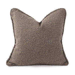 Howard Elliott 24 In. X 24 In. Pillow - Soft Knobby Weave In Earthy Tones Perfect For Contemporary Living Spaces Brown 100% Polyester 3-1262f-howard-elliott