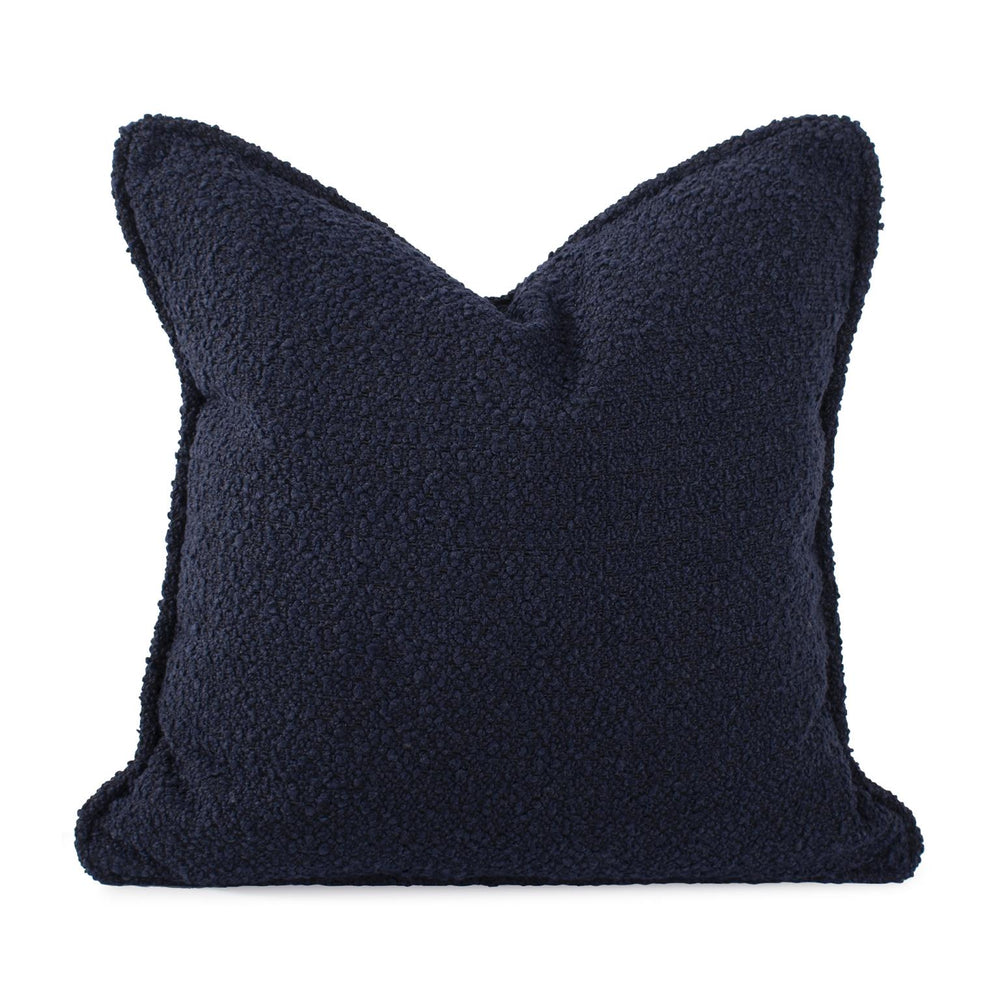 Howard Elliott 24 In. X 24 In. Pillow - Soft Knobby Weave In Earthy Tones Perfect For Contemporary Living Spaces Blue 100% Polyester 3-1263f-howard-elliott