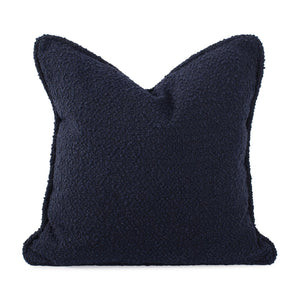 Howard Elliott 24 In. X 24 In. Pillow - Soft Knobby Weave In Earthy Tones Perfect For Contemporary Living Spaces Blue 100% Polyester 3-1263f-howard-elliott