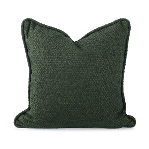 Howard Elliott 24 In. X 24 In. Pillow - Soft Knobby Weave In Earthy Tones Perfect For Contemporary Living Spaces Green 100% Polyester 3-1265f-howard-elliott