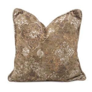 Howard Elliott 24 X 24 Pillow Claude - Elegant Abstract Floral Design In Soft Pastels For Any Living Space Decor Green 100% Polyester 3-1292f-howard-elliott