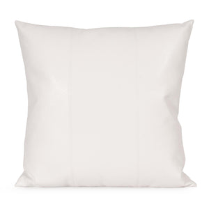 Howard Elliott 24 X 24 Textured Red Leather-like Pillow For Stylish Home Decor – Perfect For Sofas And Bedding White 100% Polyurethane 3-190-howard-elliott